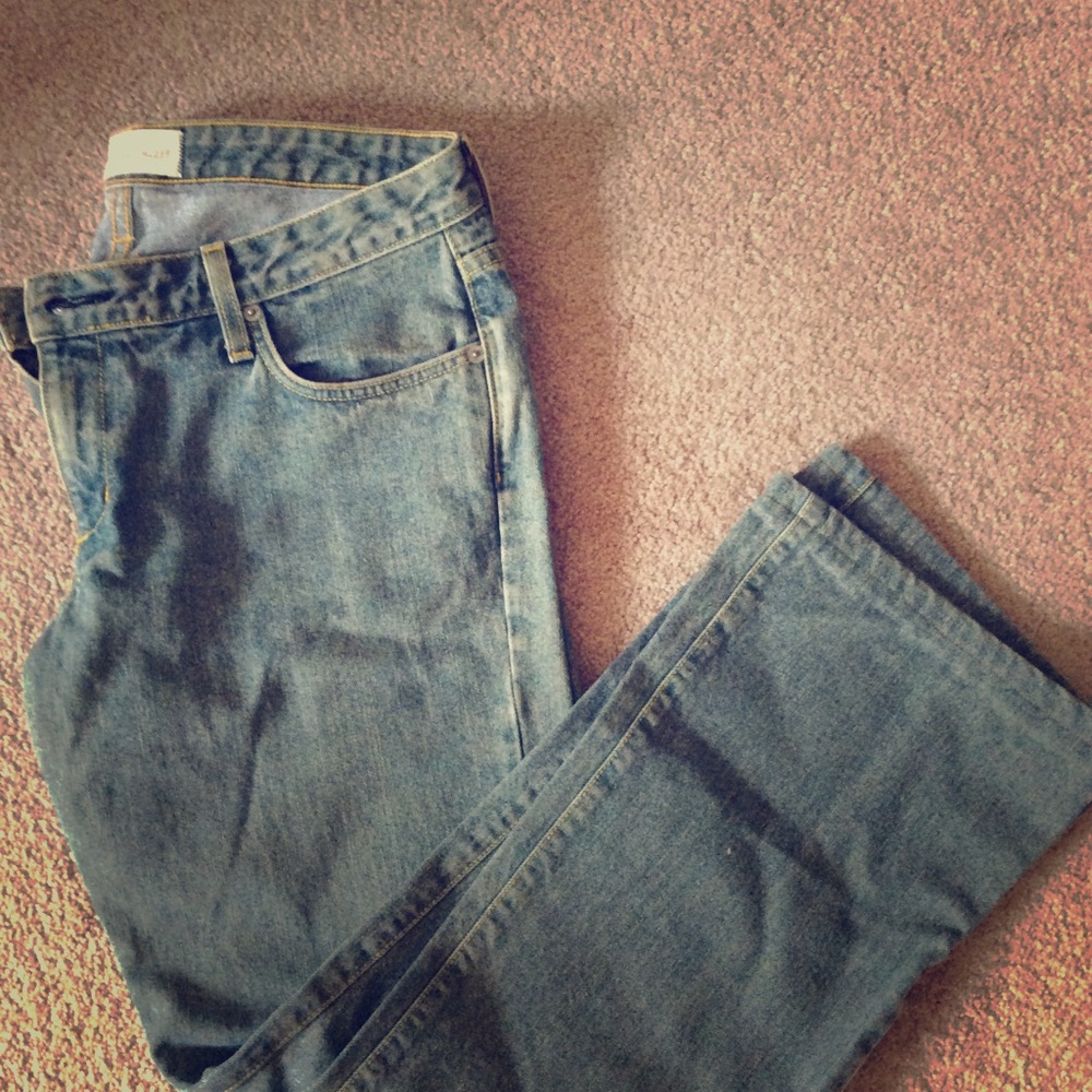 NWOT paperdenim&cloth straight leg jeans, size 30